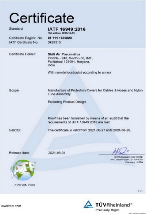 IATF 16949:2016 Certification